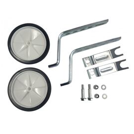 Приставные колеса TBS, 5"(125мм), для 12-20", стойки 2,5 мм толщиной, в торговой упаковке, H-RS02, изображение  - НаВелосипеде.рф