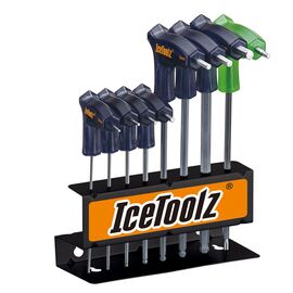 Набор Ice Toolz шестигранники для мастерских 2x2.5x3x4x5x6x8 мм, с рукоятками и закругленным концом, 7M85, изображение  - НаВелосипеде.рф