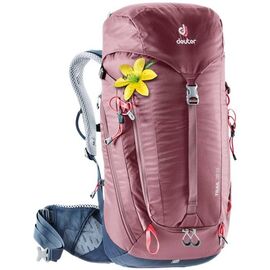 Велорюкзак Deuter Trail SL, 28 л, женский, maron-navy, 2019-20, 3440419_5322, изображение  - НаВелосипеде.рф