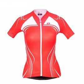 Велокомплект Santic, женский, короткий рукав, размер L, черно-красный, L5C02078RL, изображение  - НаВелосипеде.рф