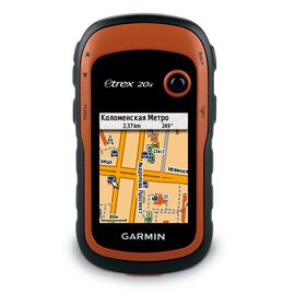 Велосипедный навигатор Garmin eTrex 20x GPS, GLONASS Russia, черный-оранжевый, 010-01508-01, изображение  - НаВелосипеде.рф