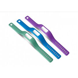 Ремешки сменные Garmin, комплект, для vivofit, пластик, большой размер, Purple/Teal/Blue, 010-12149-00, изображение  - НаВелосипеде.рф