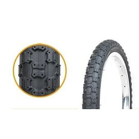 Покрышка велосипедная Vinca Sport, 20"-2.125", черная, PQ-813 20*2.125 black, изображение  - НаВелосипеде.рф