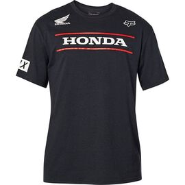 Футболка Fox Honda SS Tee, короткий рукав, Black, 2020, 26017-001-2X, Вариант УТ-00239714: Размер: L, изображение  - НаВелосипеде.рф