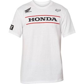 Футболка Fox Honda SS Tee, короткий рукав, Optic White, 2020, 26017-190-L, Вариант УТ-00239720: Размер: L , изображение  - НаВелосипеде.рф