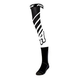 Велочулки Fox Mach One Knee Brace Sock, черно-белый, 25895-018, Вариант УТ-00239849: Размер: L , изображение  - НаВелосипеде.рф