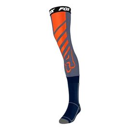 Велочулки Fox Mach One Knee Brace Sock, синий, 25895-305, Вариант УТ-00239851: Размер: L, изображение  - НаВелосипеде.рф