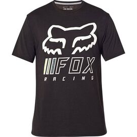 Футболка Fox Overhaul SS Tech Tee, Black/Green, 2020, 26453-151-2X, Вариант УТ-00239765: Размер: L , изображение  - НаВелосипеде.рф