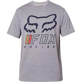 Футболка Fox Overhaul SS Tech Tee, Heather Graphite, 2020, 26453-185-2X, Вариант УТ-00239774: Размер: L , изображение  - НаВелосипеде.рф