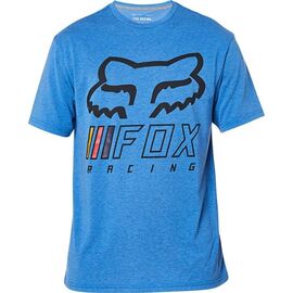 Футболка Fox Overhaul SS Tech Tee, Heather Royal, 2020, 26453-598-L, Вариант УТ-00239775: Размер: L , изображение  - НаВелосипеде.рф