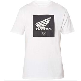 Футболка велосипедная Fox Honda SS Premium Update Optic, White, 2020, 25995-190, Вариант УТ-00239709: Размер: L , изображение  - НаВелосипеде.рф
