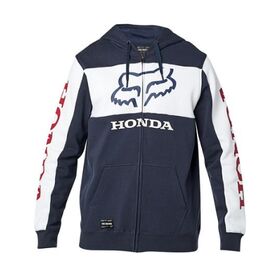 Толстовка Fox Honda Zip Fleece, Navy/White, 25955-045, Вариант УТ-00239667: Размер: L , изображение  - НаВелосипеде.рф