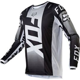 Велоджерси Fox 180 Oktiv Jersey, Black/White, 25766-018-2X, Вариант УТ-00239445: Размер: L , изображение  - НаВелосипеде.рф