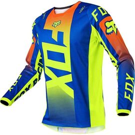 Велоджерси Fox 180 Oktiv Jersey, Blue, 25766-002-L, Вариант УТ-00239446: Размер: L , изображение  - НаВелосипеде.рф