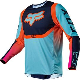 Велоджерси Fox 360 Voke Jersey, Aqua, 25754-246-2X, Вариант УТ-00229689: Размер: L , изображение  - НаВелосипеде.рф