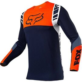 Велоджерси Fox Flexair Mach One Jersey, Navy, 25748-007-L, Вариант УТ-00239460: Размер: L , изображение  - НаВелосипеде.рф