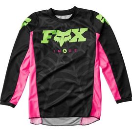 Велоджерси Fox 180 Venin Youth Jersey, подростковая, Black, 24857-001-YL, Вариант УТ-00229740: Размер: YL , изображение  - НаВелосипеде.рф