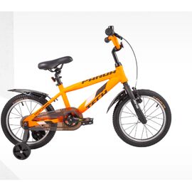 Детский велосипед TECH TEAM PANDA 16" 2020, Вариант УТ-00243022: Возраст: от 5 до 7 лет (Рост: от 100 до 125 см.), Цвет:  неоново-зеленый , изображение  - НаВелосипеде.рф