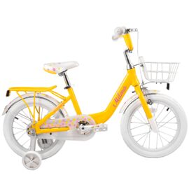 Детский велосипед TECH TEAM Milena 20" 2020, Вариант УТ-00243020: Возраст: от 6 лет, (Рост: 125 - 136 см), Цвет: желтый , изображение  - НаВелосипеде.рф