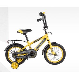 Детский велосипед TECH TEAM 14" 2020, Вариант УТ-00239030: Возраст: от 3 до 5 лет (Рост до 115 см.), Цвет: желтый, изображение  - НаВелосипеде.рф