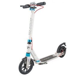Самокат Tech Team City Scooter, Disk Brake, складной, подростковый, двухколесный, белый, NN003964, изображение  - НаВелосипеде.рф