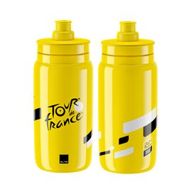 Фляга велосипедная ELITE Fly TOUR DE FRANCE, 550 мл, пластик, желтый, EL01604372, изображение  - НаВелосипеде.рф