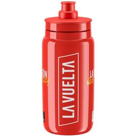 Фляга велосипедная ELITE Fly VUELTA, 550 мл, пластик, красный, EL01604416, изображение  - НаВелосипеде.рф