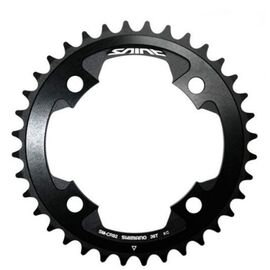 Звезда передняя SHIMANO, для SAINT FC-M820/M825, SM-CR82, 38T, черный, ISMCR82A8, изображение  - НаВелосипеде.рф
