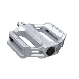 Педали велосипедные SHIMANO PD-EF202, топталки, алюминий, серебристый, EPDEF202S, изображение  - НаВелосипеде.рф