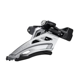 Переключатель передний SHIMANO Deore M4100-M, side-swing, на хомут 34,9 (с адаптером 28,6/31,8), для 2x10 s, IFDM4100MX4, изображение  - НаВелосипеде.рф