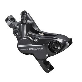Калипер SHIMANO DEORE M6120, гидравлический, post mount, полимерные колодки G03S, без кулера, без адаптера, EBRM6120MPRX, изображение  - НаВелосипеде.рф