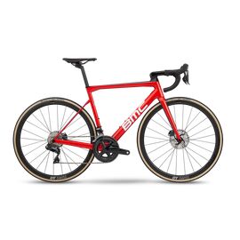Шоссейный велосипед BMC Teammachine SLR01 Disc Three Ultegra Di2 28" 2019, Вариант УТ-00240814: Рама: 51 (Рост: 166-174см), Цвет: RED/WHITE/CARBON, изображение  - НаВелосипеде.рф