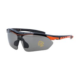 Очки велосипедные Vinca Sport, c серыми  линзами, VG 818 orange/black, изображение  - НаВелосипеде.рф