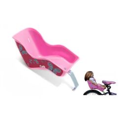 Сиденье велосипедное Forward, для КУКОЛ, для детского велосипеда, на багажник, розовое, УТ00019454, изображение  - НаВелосипеде.рф