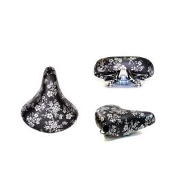 Седло велосипедное Forward HF-AZ-0801B, 245х210 мм, с замком, black/flower, УТ00019353, изображение  - НаВелосипеде.рф