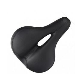 Седло велосипедное XINDA XD-319-05E, 280x230 мм, Elastomer, черный, УТ00019505, изображение  - НаВелосипеде.рф