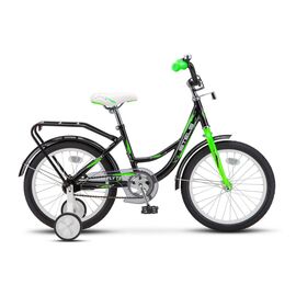 Детский велосипед STELS Flyte 16" Z011 2020, LU084448, Вариант УТ-00243387: Возраст: 4-6 лет (Рост: до 125 см), Цвет: черный/красный, изображение  - НаВелосипеде.рф