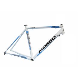 Рама велосипедная MOSSO 710ARC, БЕЗ ВИЛКИ , Вариант УТ-00236071: Размер: 520 мм (Рост: 163-170 см), Цвет: бело-голубой, изображение  - НаВелосипеде.рф
