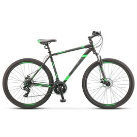 Горный велосипед STELS Navigator 900 MD F010 29" 2020, Вариант УТ-00243396: Рама: 21" (Рост: 180-190 см), Цвет: черный/зеленый, изображение  - НаВелосипеде.рф