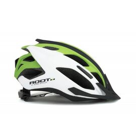 Шлем велосипедный AUTHOR Root 171, белый/зеленый/черный, 8-9001447, Вариант УТ-00235621: Размер: 59-61, изображение  - НаВелосипеде.рф