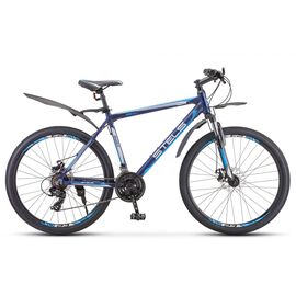 Горный велосипед STELS Navigator-620 MD V010 26" 2020, LU084772, Вариант УТ-00244316: Рама: 14" (Рост: 135-155 см), Цвет: Антрацитовый , изображение  - НаВелосипеде.рф