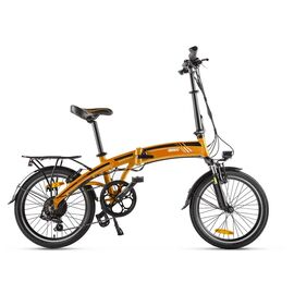 Складной электровелосипед Eltreco LETO 20" 2008, Вариант УТ-00214836: Рама: one size, Цвет: orange, изображение  - НаВелосипеде.рф