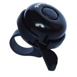 Звонок велосипедный TranzX, пластик-алюминий, 40мм, черный, CD-604, изображение  - НаВелосипеде.рф