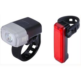 Фонари велосипедные BBB lightset NanoStrike 400, (комплект), Black, 2020, BLS-134, изображение  - НаВелосипеде.рф