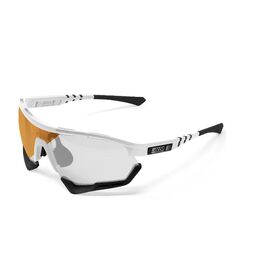 Очки велосипедные SCICON Aerotech Photochromic, Bronze /White Gloss, EY13170401, изображение  - НаВелосипеде.рф