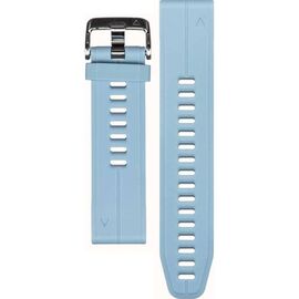 Ремешок сменный GARMIN QuickFit, 20 mm, силикон, для fenix 5S Plus, fenix 5S, голубая морская пена, 010-12739-03, изображение  - НаВелосипеде.рф