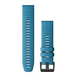 Ремешок для смарт-часов Garmin QuickFit, Silicone Band, для quatix 6, 22 mm, Cirrius Blue, 010-12863-20, изображение  - НаВелосипеде.рф