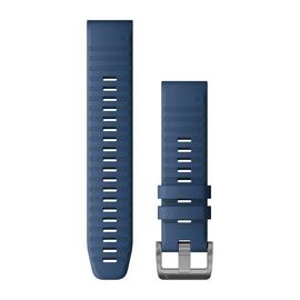 Ремешок сменный для смарт-часов Garmin QuickFit, Silicone Band, 22 мм, Captain Blue, 010-12863-21, изображение  - НаВелосипеде.рф