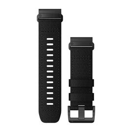 Ремешок сменный для смарт-часов и GPS Garmin QuickFit Watch Bands, Nylon, 26  мм, Tactical Black, 010-13010-00, изображение  - НаВелосипеде.рф