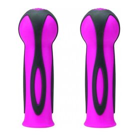 Грипсы для самоката Globber DUAL COLOR 2 HANDLE GRIPS, розовый, 526-003-110, изображение  - НаВелосипеде.рф